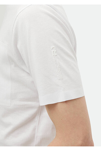 Ramsey Crew Neck White 100% Cotton T-Shirt