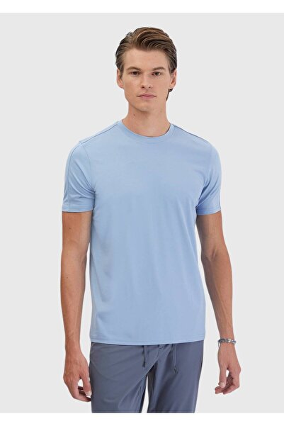 Ramsey Light Blue Crew Neck T-Shirt