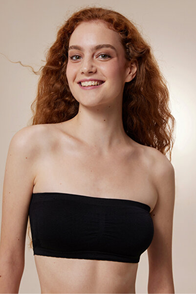 Penti Nu Basic Strapless Black Bra