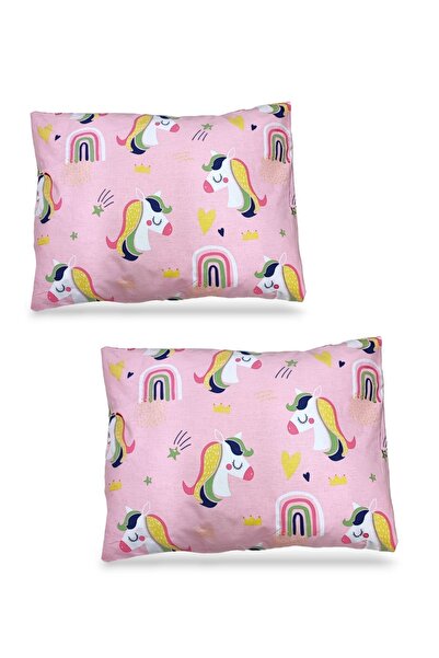 Bebek Özel Baby Child Adult Pillow Case 50X70 cm (2 Pieces) New Pink Unicorn Pattern
