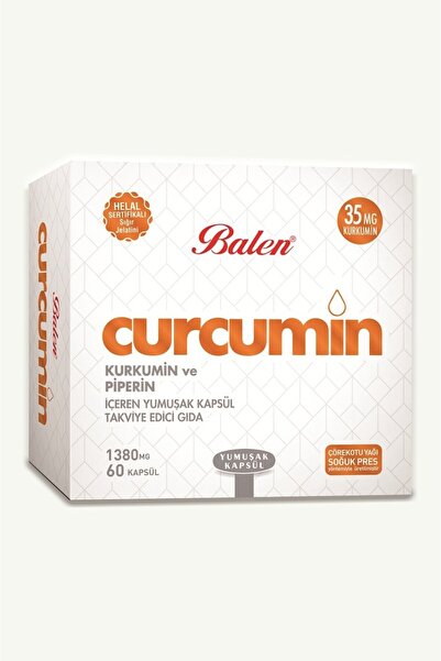 Balen Curcumin Kurkumin Ve Piperin Içeren Yumuşak Kapsül 1380 mg 60 Adet