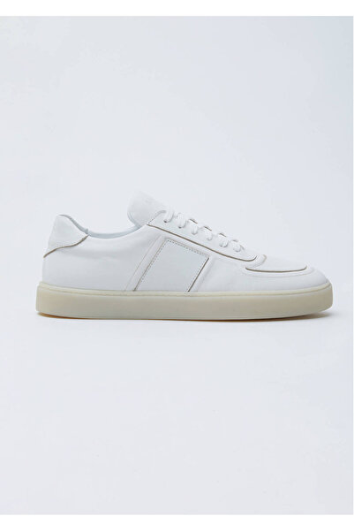 Ramsey White Leather Sneakers