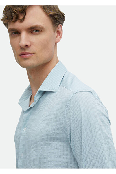 Ramsey Ανοιχτό γκρι ριγέ - Πουκάμισο Casual Fit