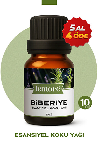 Lemore Biberiye Esansiyel Uçucu Koku Yağı Buhurdanlık Yağı Difüzör Esansı Küre 10ml