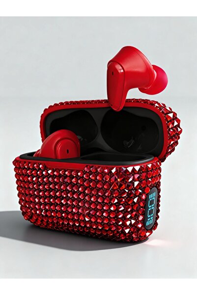 Piranha 9977-K Taşlı Kablosuz Bluetooth Kulak Içi Kulaklık / Led Pil Gösterge...