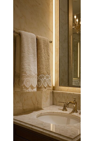 Çeyiz Bahçesi منشفة داملا قطعتين 50&90