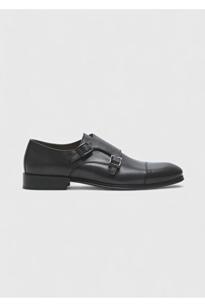 Ramsey Anthracite Leather Classic Shoes