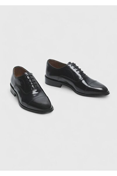 Ramsey Navy Blue Leather Classic Shoes