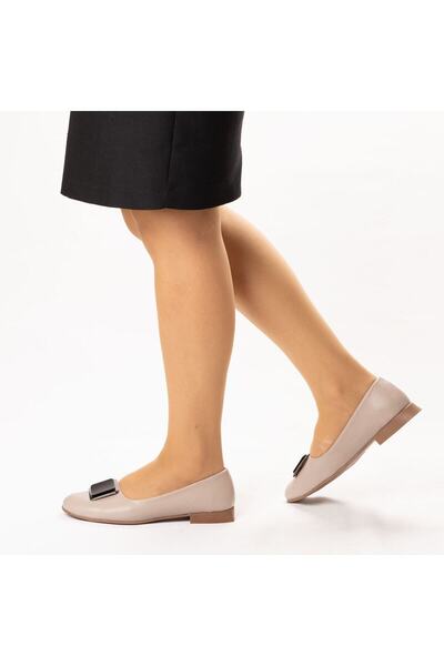 TwoEgoist Дамски ежедневни класически мокасини за балерини от естествена кожа