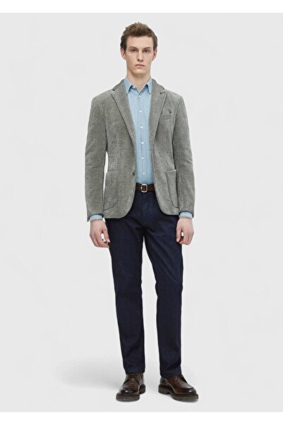 Ramsey Μπουφάν με ανοιχτό πράσινο σχέδιο με λεπτή εφαρμογή στον ώμο