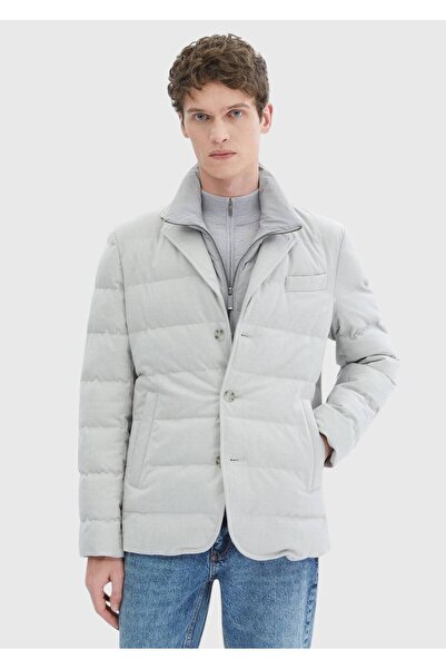 Ramsey Light Gray Regular Fit Micro Gel Fiber Sports Jacket