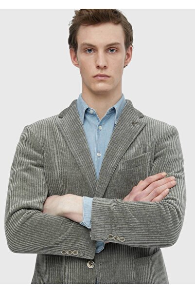 Ramsey Μπουφάν με ανοιχτό πράσινο σχέδιο με λεπτή εφαρμογή στον ώμο