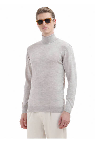 Ramsey Ανοιχτό μπεζ Πλεκτό Πλεκτό Πλεκτό 100% Μαλλί