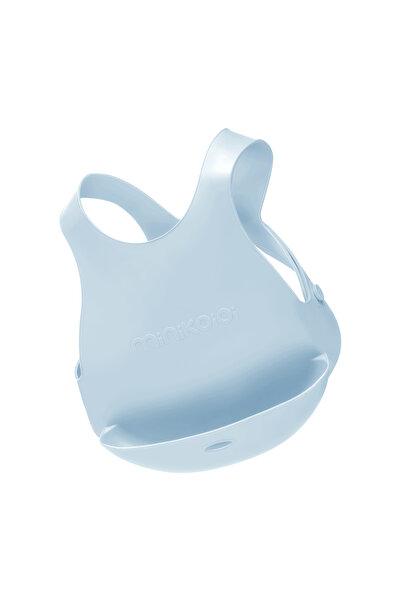 MinikOiOi - Silicone Flexi Bib - Blue