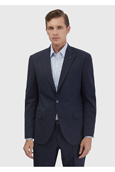 Ramsey İndigo Micro Modern Fit Wool Blend Suit
