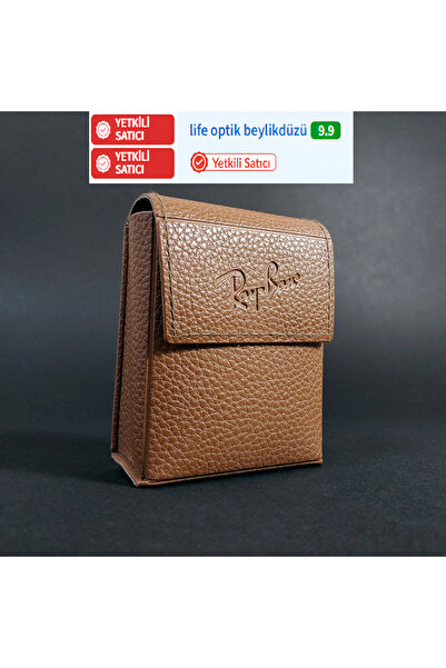 Ray-Ban RAYBAN KATLANABİLEN GÜNEŞ GÖZLÜĞÜ KILIFI KAHVERENGİ ORİJİNAL