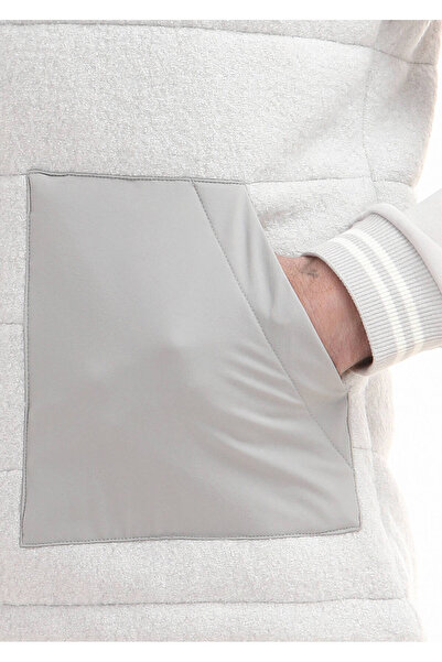 Ramsey Ecru and Wool Mixed Woven Sports Vest