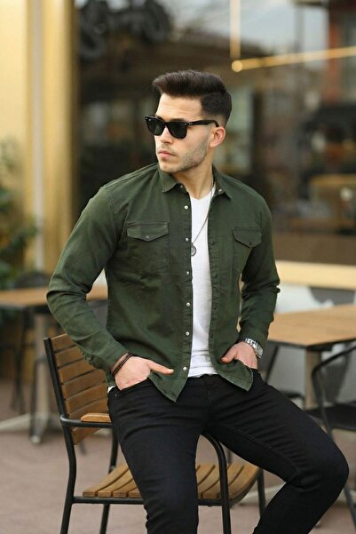 comstar Men's Slim (Comfortable Fit) Denim Shirt