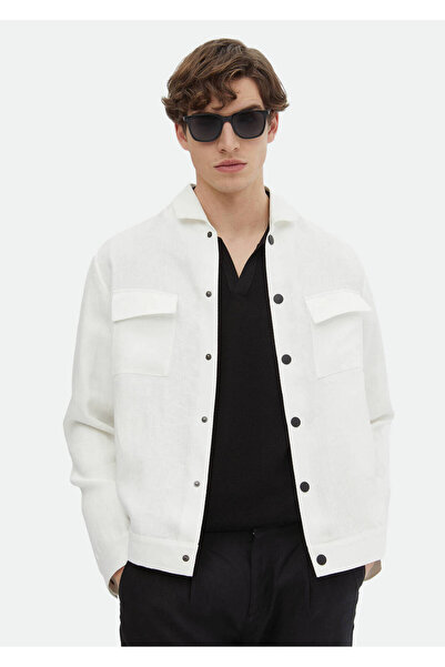 Ramsey Παλτό πουκάμισο εκρού