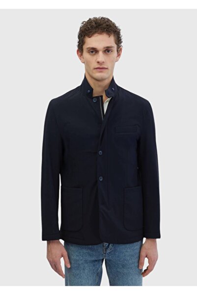 Ramsey Αθλητικό μπουφάν Navy Blue Regular Fit Micro Gel Fiber