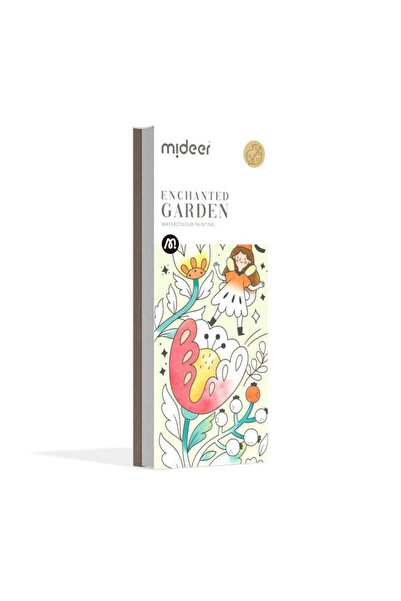 Mideer Desenli renk kartı, resimli ve renkli kalemler, Gradina Fermecata, Mid...