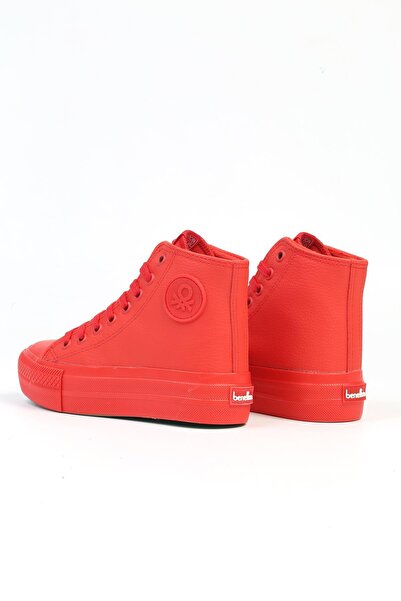 Benetton ®| BN-31130 - 3114 Red - Women's Sports Shoes