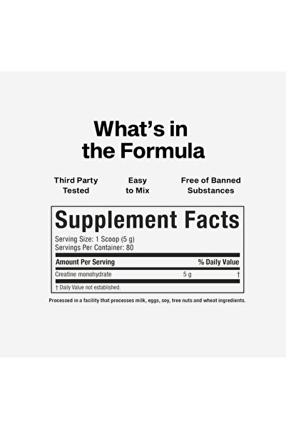 MUSCLETECH Platinum 100% Creatine Unflavored 400g