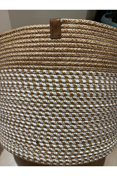 Thalia Home Jute Wicker Basket, Organizer Basket, Wicker Woven Basket 40cm X 30cm