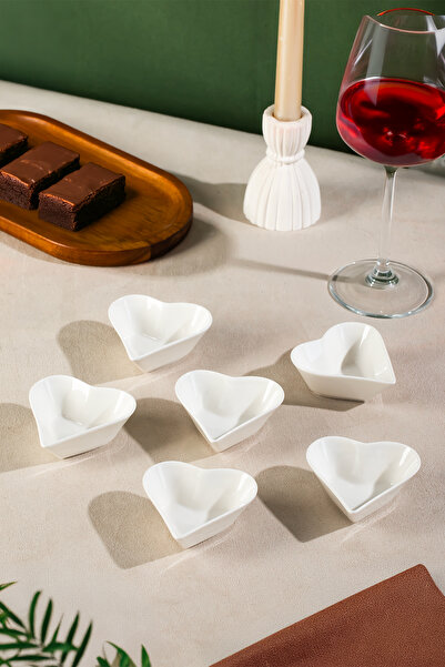 Porsima 15689 طقم أوعية إفطار صغيرة من البورسلين مكون من 6 قطع - وعاء سكر، وع...