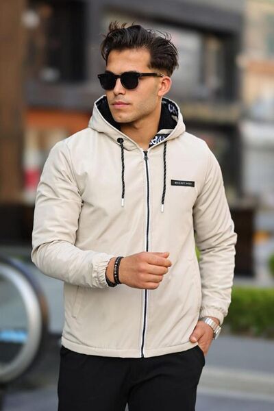 comstar Чоловічий водонепроникний плащ з капюшоном, кишенями та підкладкою з хутра