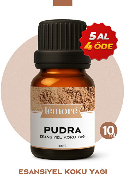 Lemore Pudra Uçucu Koku Yağı Buhurdanlık Yağı Difüzör Esansı Küre 10ml