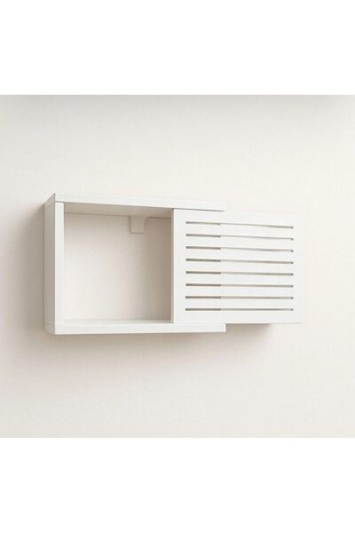 TRM1 صندوق تخزين أبيض لحفظ مودم الواي فاي والفيوزات