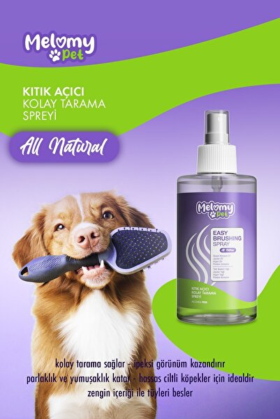 Melomy Kedi & Köpek Kıtık Açıcı Kolay Tarama Spreyi - 200 ml