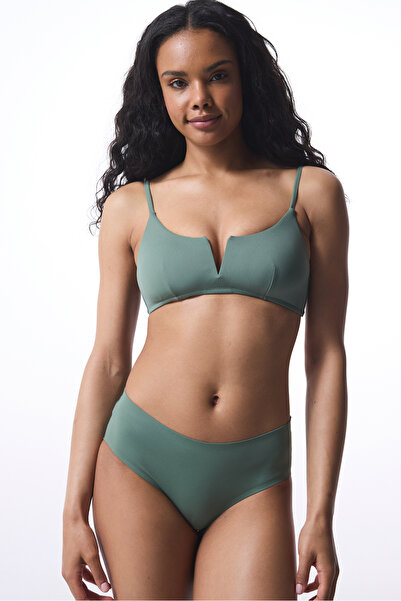 Penti Khaki Period Mid Waist Bikini Bottom