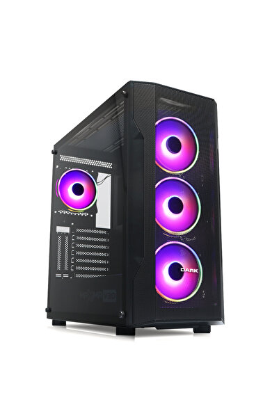 Dark Maxima V30 ARGB 4Fanlı Temperli Cam Type-C Dikey GPU Destekli ATX Oyuncu...