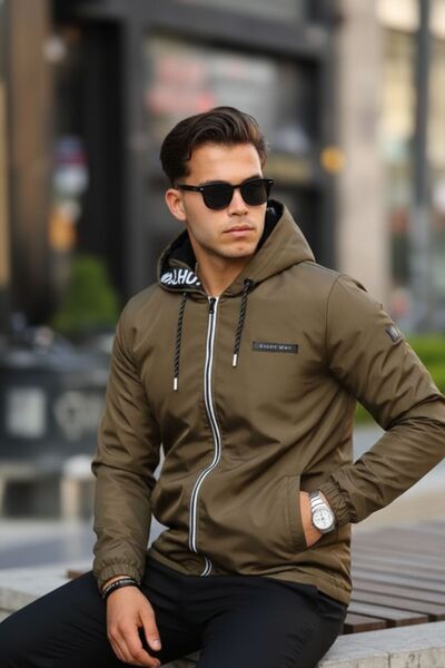 comstar Дощовик з капюшоном і кишенями, хакі