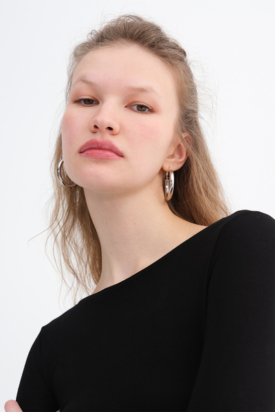 Addax Long Sleeve Basic Blouse B1605-S4