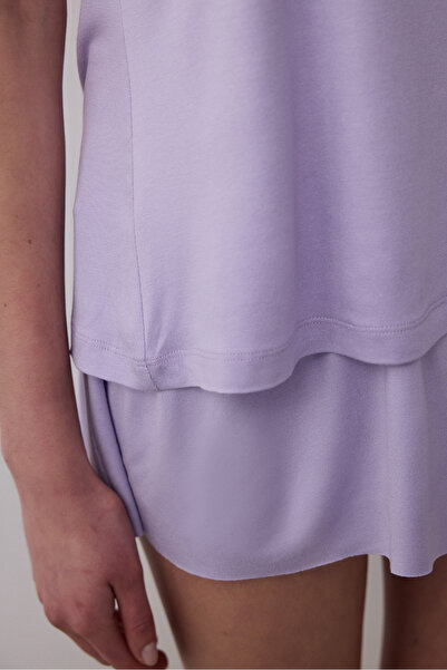 Penti Lilac pyžamový set Bon Vivant s šortkami