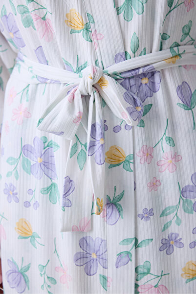 Penti Love More Printed Multicolor Dressing Gown