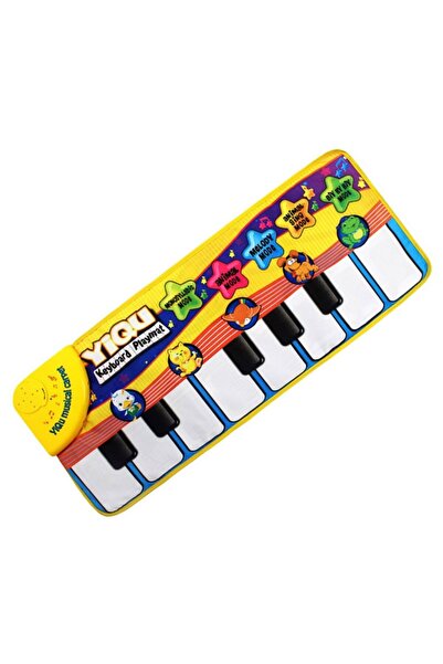 Yiqu Covoraș muzical, tip pian, cu animale, pentru copii de 6+ luni
