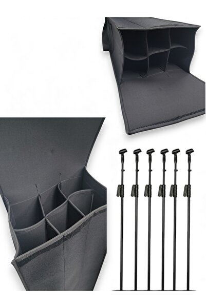 VERDA 6 Lı Mikrofon Ayaklık Sehpası Için Soft Case Çanta.
