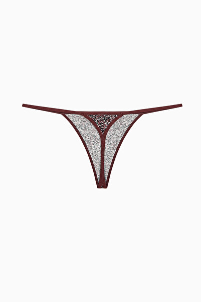 Penti Snake Cotton 3-Piece Multicolored String Panties