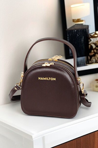 HAMILTON Original Women's Stylish Small Shoulder and Crossbody Bag with Adjustable Strap Buckle and Ribbon Detail