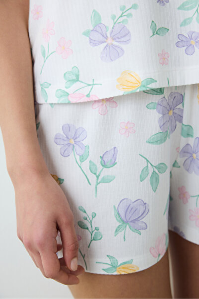 Penti Love More Printed Multi-Colored Tank Top Pajama Top