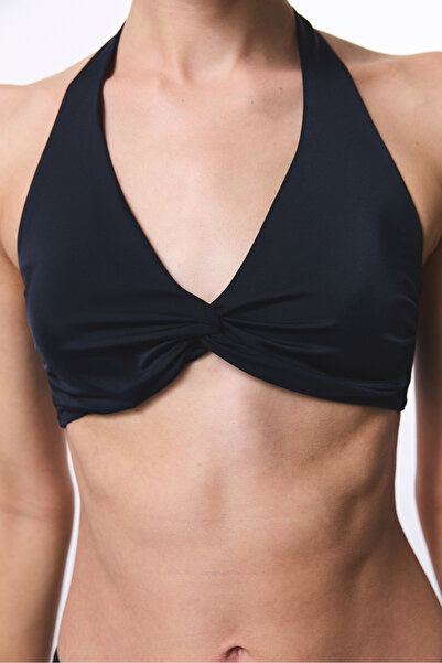Penti Black New Triangle Twist Bikini Top