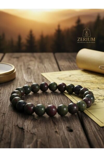 ZERİUM سوار زويزيت الأصلي من الحجر الطبيعي - حجر الشفاء الأخضر الذي يزيل الطا...