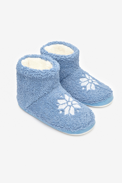 Penti Snowflake Blue Home Boots