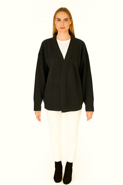 BLU Over Size Triko Hırka