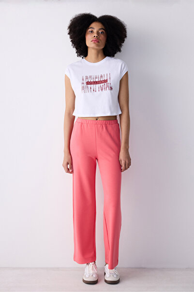 Penti Λευκό κοντομάνικο μπλουζάκι Digitopia Print