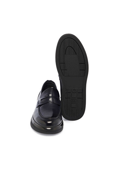 Tergan Lacivert Hakiki Deri Erkek Loafer - E24S1AY57104-A31